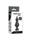 Plug Anal Addicted Toys Sexual Preto 13.6 cm,D-227616