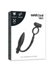 Plug Anal Addicted Toys com Cockring Vibratório Preto,D-227618