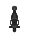 addicted toys - anal plug with black silicone ring 12 cm D-227630