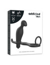 addicted toys - anal plug with black silicone ring 12 cm D-227630