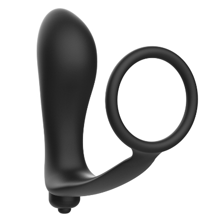 addicted toys - plug anal vibrador con anillo pene