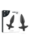 Plug Anal Addicted Toys Shen com Vibração Preto,D-227634