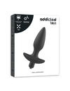 Plug Anal Addicted Toys Shen com Vibração Preto,D-227634