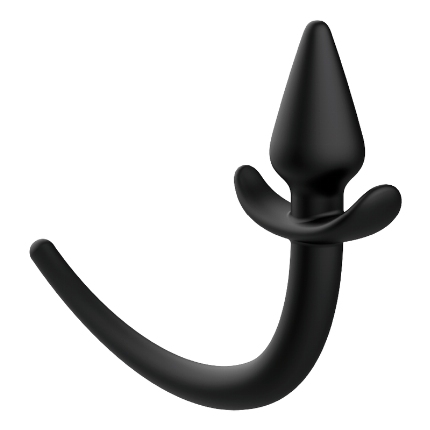 Plug Anal Addicted Toys Dog Tail Preto,D-227640