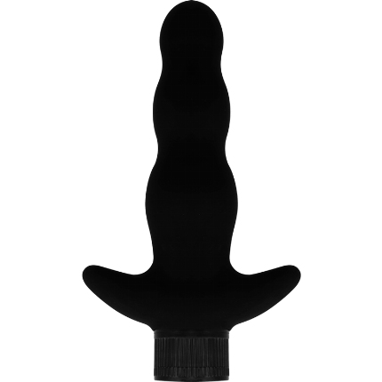 Plug Anal OhMama com Vibração Preto 12 cm,D-229802