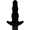 Plug Anal OhMama com Vibração Preto 12 cm