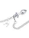 ohmama fetish - handcuffs with metal and plug D-230089