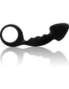 ohmama - ribbed anal plug with ring D-230307