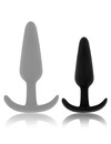 ohmama - silicone anal plug with small handle D-230313