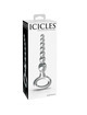icicles - n. 67 glass anal plug D-230645