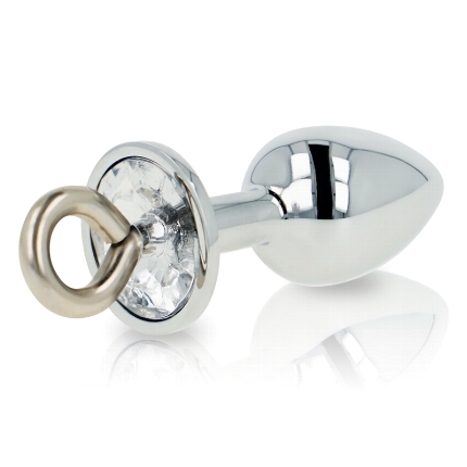 ohmama fetish metal butt plug with ring D-231153