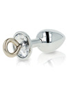 ohmama fetish metal butt plug with ring D-231153