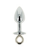 ohmama fetish metal butt plug with ring D-231153