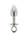 ohmama fetish metal butt plug with ring D-231153