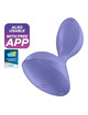 satisfyer - sweet seal plug vibrador app violeta