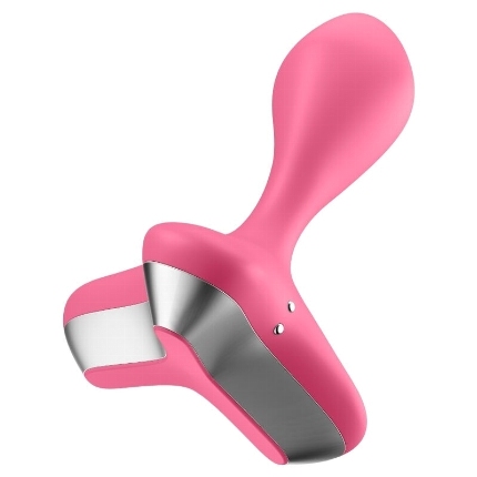 Plug Anal Satisfyer Game Changer com Vibração Rosa,D-231228