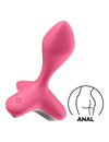 Plug Anal Satisfyer Game Changer com Vibração Rosa,D-231228