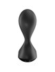 satisfyer - sweet seal plug vibrador app negro