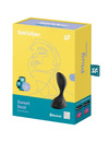 satisfyer - sweet seal vibrating plug app black D-231264