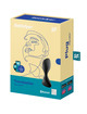 Plug Anal Satisfyer trendsetter com Vibração e App Preto,D-231267