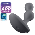 satisfyer - deep diver plug vibrador app gris