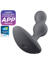 Plug Anal Satisfyer Deep Diver com Vibração e App Cinzento,D-231386