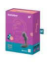 Plug Anal Satisfyer Deep Diver com Vibração e App Cinzento,D-231386