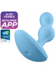 Plug Anal Satisfyer Deep Diver com Vibração e App Cinzento,D-231386