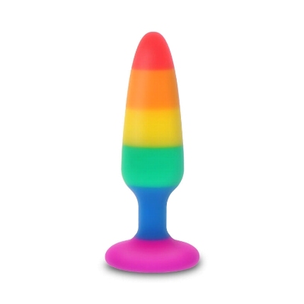 pride - lgbt flag plug twink 8.5 cm D-231763