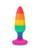 Pride - plug hunk bandera lgbt 10,5 cm