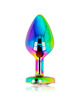 Ohmama - plug anal corazÓn iridiscente talla m