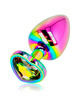 Plug Anal OhMama com Jóia Coração Iridescente L,D-231864