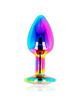 Ohmama - plug anal circulo iridiscente talla s