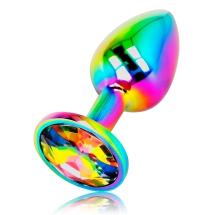 Plug Anal OhMama com Jóia Iridescente M