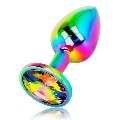 ohmama - iridescent circle anal plug size m