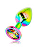 Ohmama - plug anal circulo iridiscente - talla l