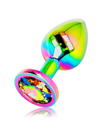 Plug Anal OhMama com Jóia Iridescente L