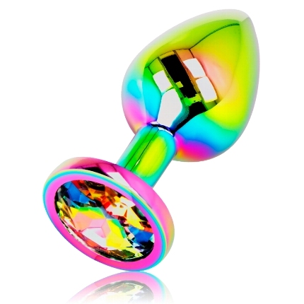 Ohmama - plug anal circulo iridiscente - talla l
