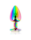 ohmama - iridescent circle anal plug - size l D-231867