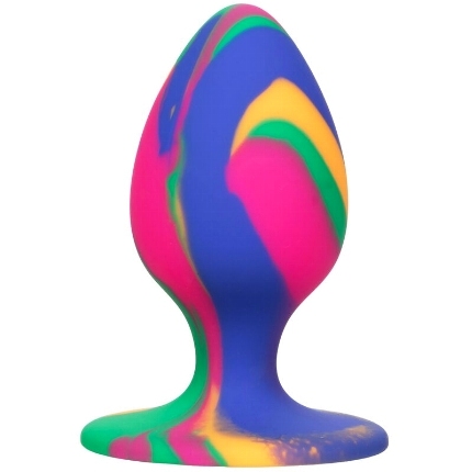 california exotics - cheeky medium tie-dye plug anal