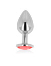 ohmama - anal plug with red crystal 8 cm D-232941