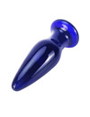 Plug Anal Toyjoy Shining Vidro Azul,D-233105