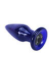 Plug Anal Toyjoy Shining Vidro Azul,D-233105