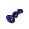 Plug Anal Toyjoy Gleaming Vidro Azul