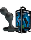 mr play - black silicone vibrator anal plug D-233390