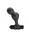 mr play - black silicone vibrator anal plug D-233390