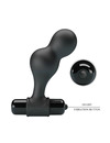 mr play - black silicone vibrator anal plug D-233390