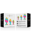 Kit de Plugs Anais Intense 3 Peças Multicolores,D-234364