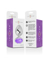 Plug Anal com Jóia de Metal Intense 8 cms Roxo,D-234366