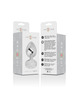 intense - aluminum metal anal plug with silver crystal size s D-234374